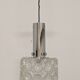 Bubble glass pendant by Helena Tynell for Limburg, Germany circa 1970.