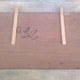 Danish teak and rosewood table