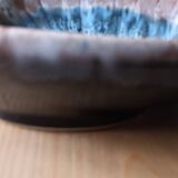 Plat / coupe en grès flamme