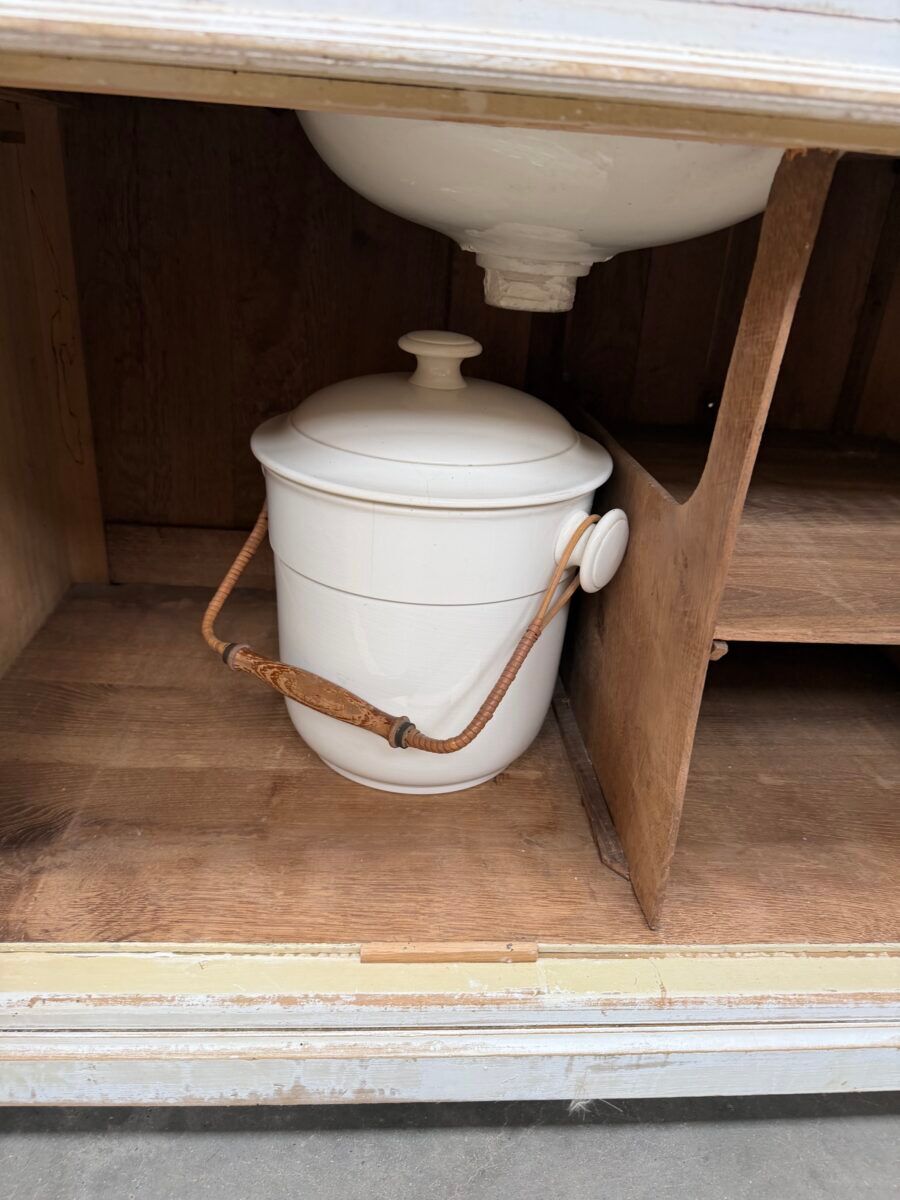 Washbasin furniture from the early 20th century.