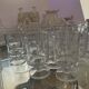 lot of vintage stemmed glasses from the 60s/70s