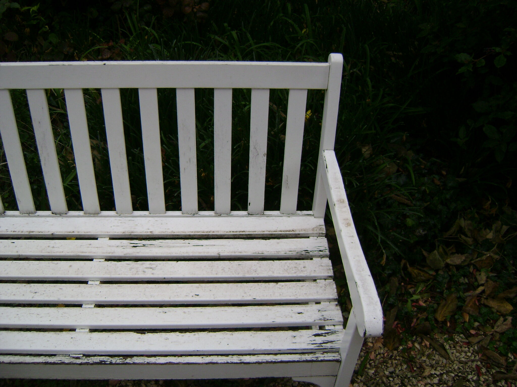 Wooden bench
