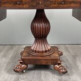 Mahogany drop-leaf table, 19th century