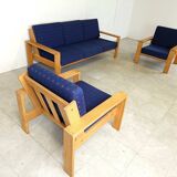 Vintage scandinavian sofa set, 1970s