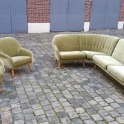 Together chairs Danish club 50 years Organic Green soft iced