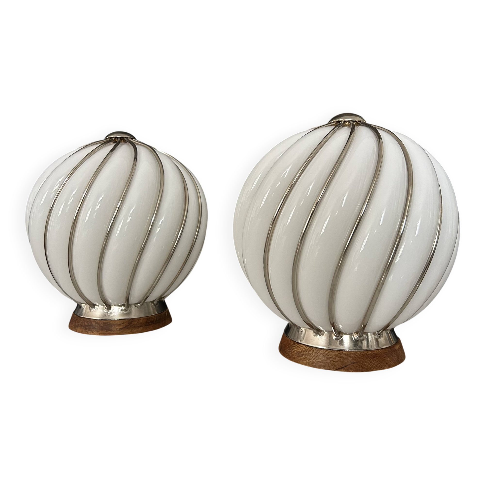 Lampe Adolf Loos, verre de Murano