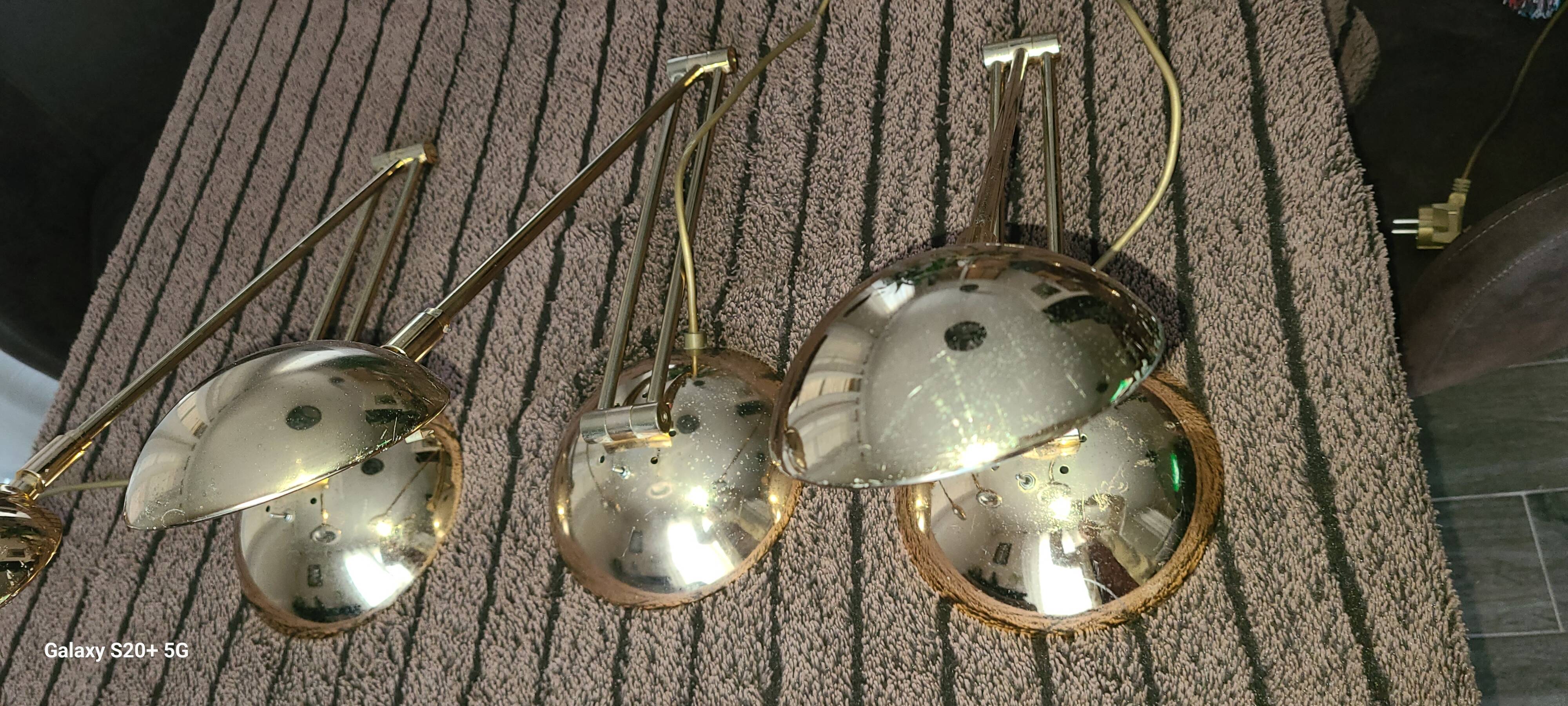 3 lampes de bureau vintage Zonca Voghera