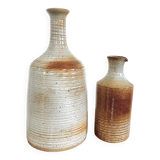 Stoneware soliflore vases