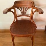 J-J Kohn circa 1900 desk chair stamped and labeled