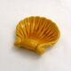 Shell-shaped bowl barbotine Vallauris