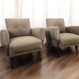 set of 2 vintage armchairs / individual armchairs / small armchairs