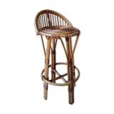 Rattan bar stool
