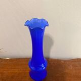 Cobalt blue vase
