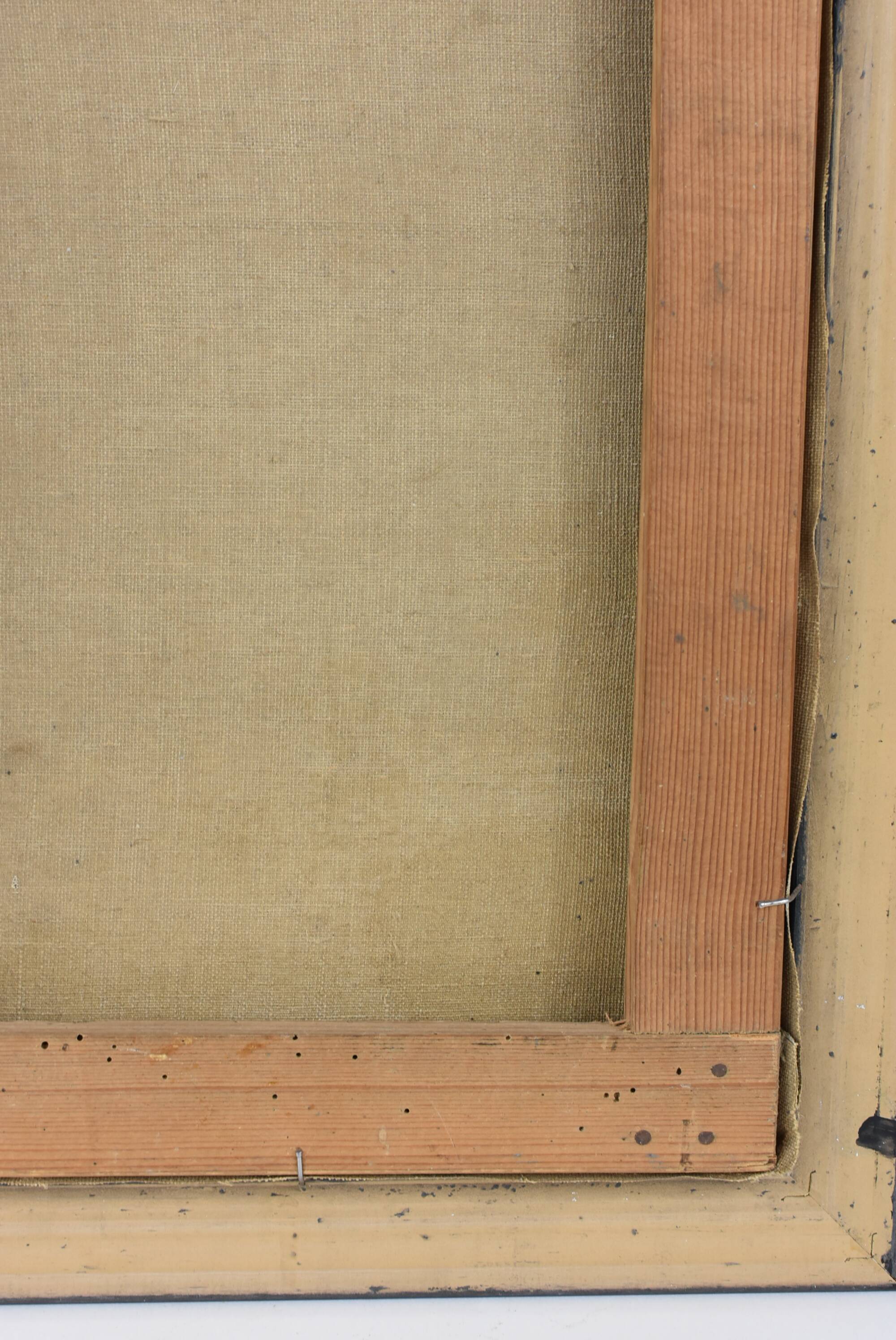 Oil on canvas seascape