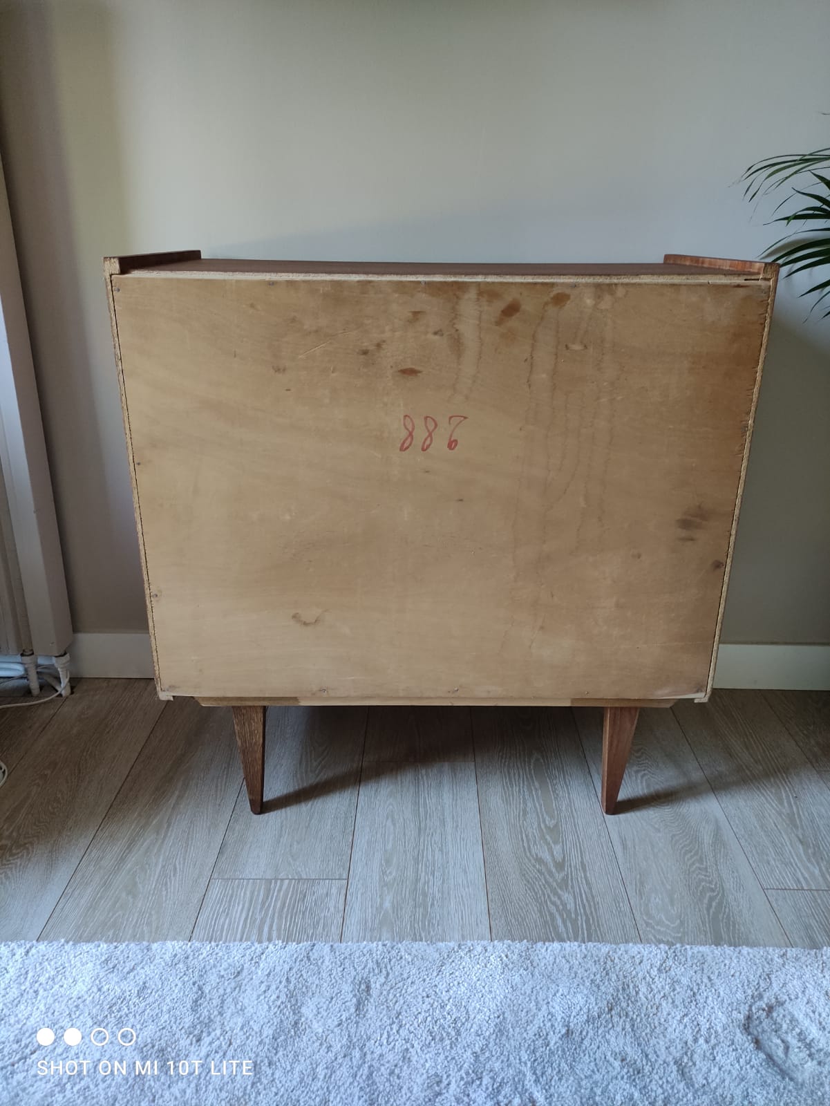 Scandinavian-style vintage teak-style commodity