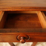 Pair of old walnut bedsides
