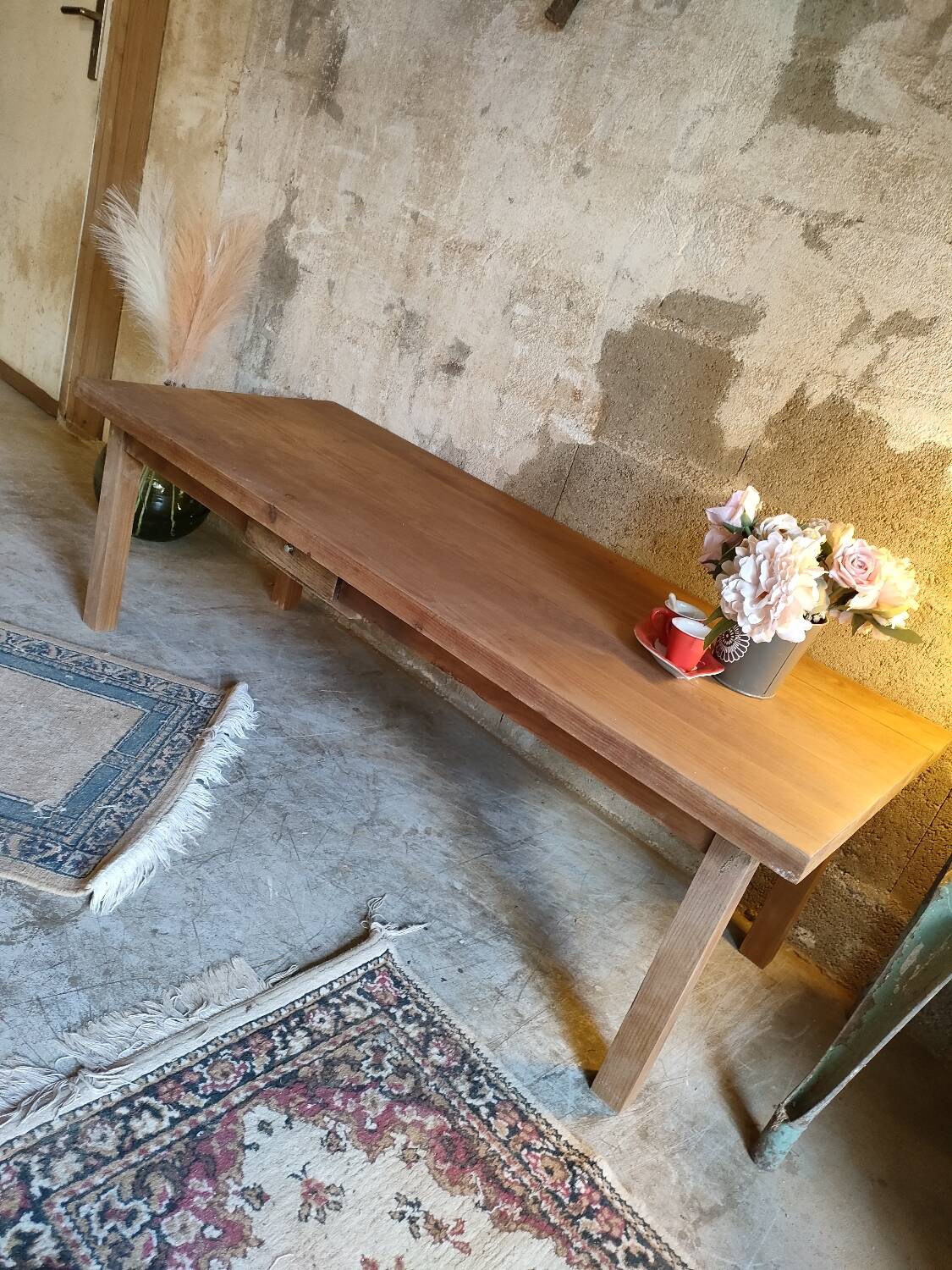 Large farmhouse coffee table