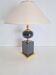 Vintage Regency Brass Table Lamp from Le Dauphin, 1970s