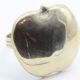 Lot of 2 rounds of brass towel pomegranate and apple