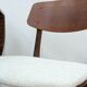 Lot de 2 chaises scandinaves en teck