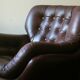 Leather pod club chair Brazilian influence, 1960s