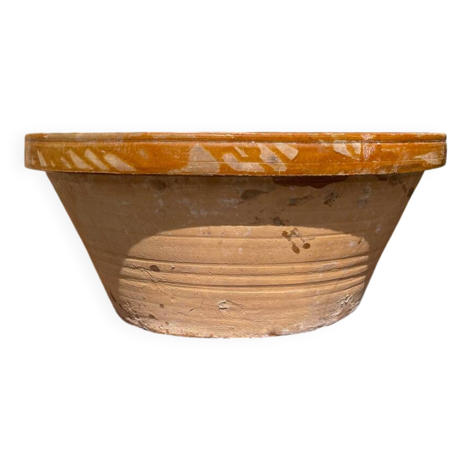 Ancient earthenware dish