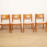 6 x dining chair | John Mortensen | Niels Koefoed | Model Ole | Teak