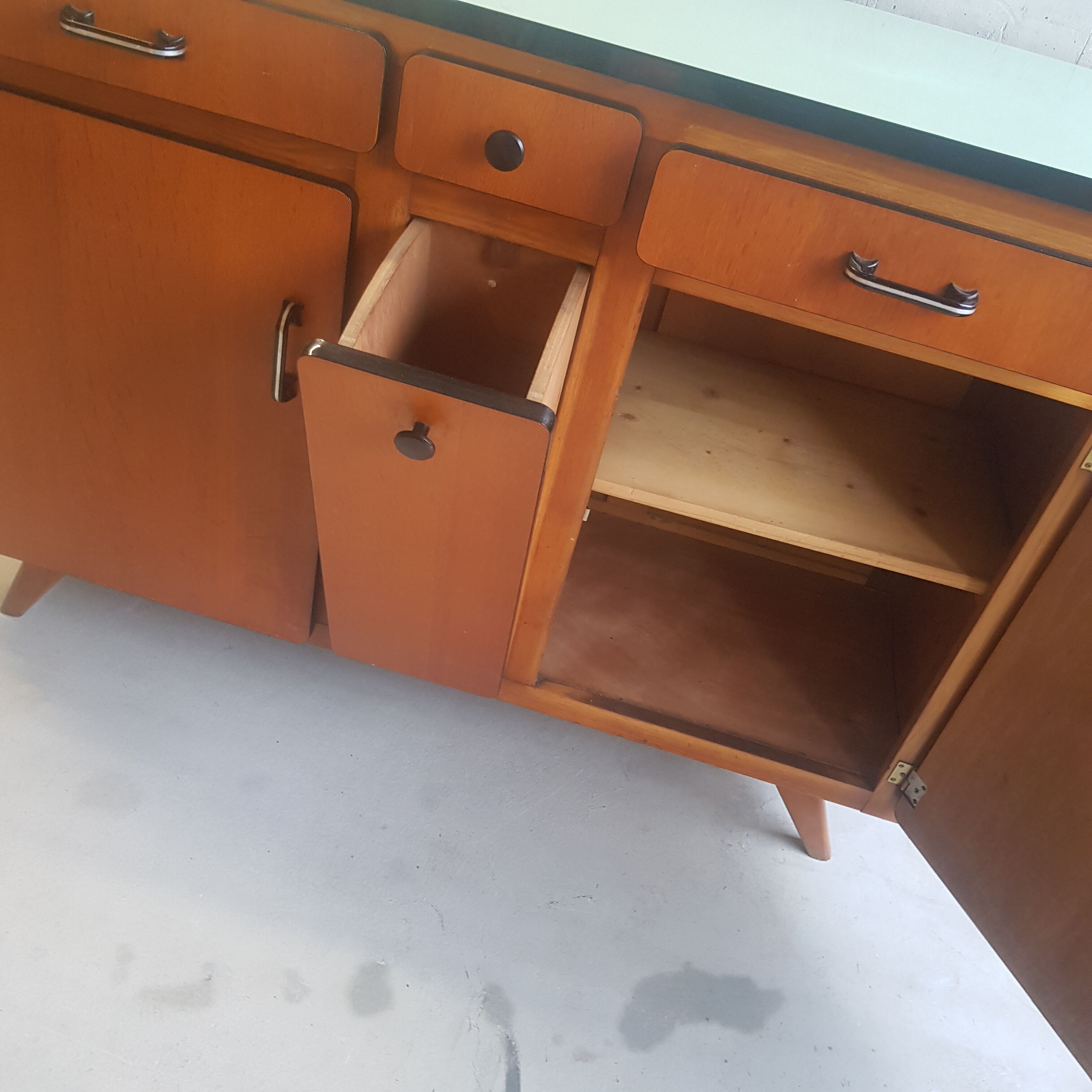 Buffet in wood and formica 1950