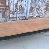 Ancienne table ou console patine noir