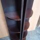Paire d'encoignure colonne style art deco acajou