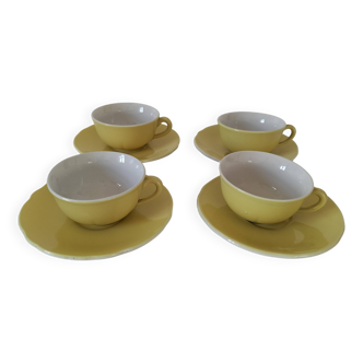 vintage cups and saucers set
