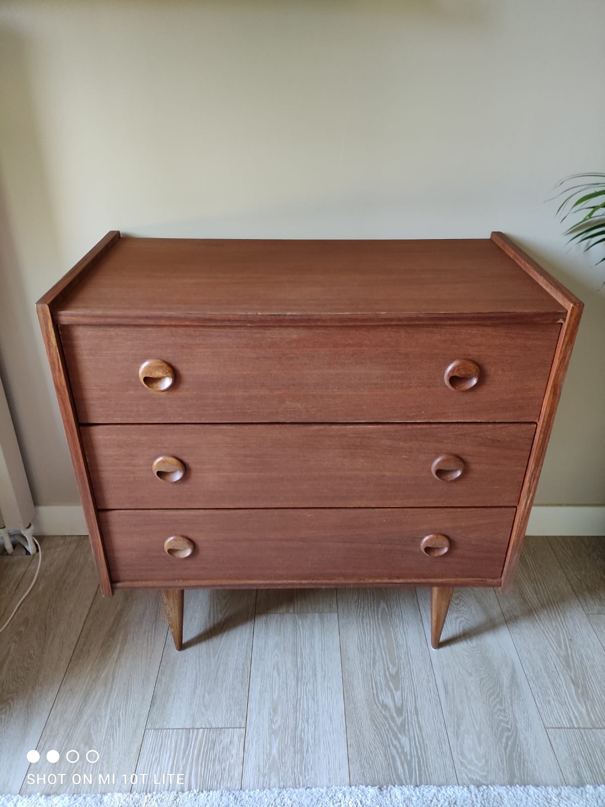 Scandinavian-style vintage teak-style commodity