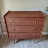 Scandinavian-style vintage teak-style commodity