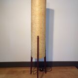 1960s Rocket floor lamp in teak and fiberglass