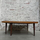 Vintage coffee table with opening on one corner