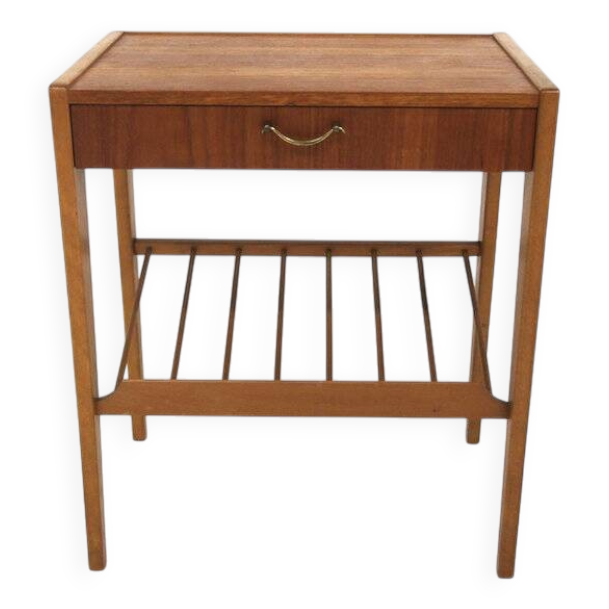 Table de chevet scandinave en teck, Suède, 1960