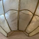 Pair of mother-of-pearl wall lights