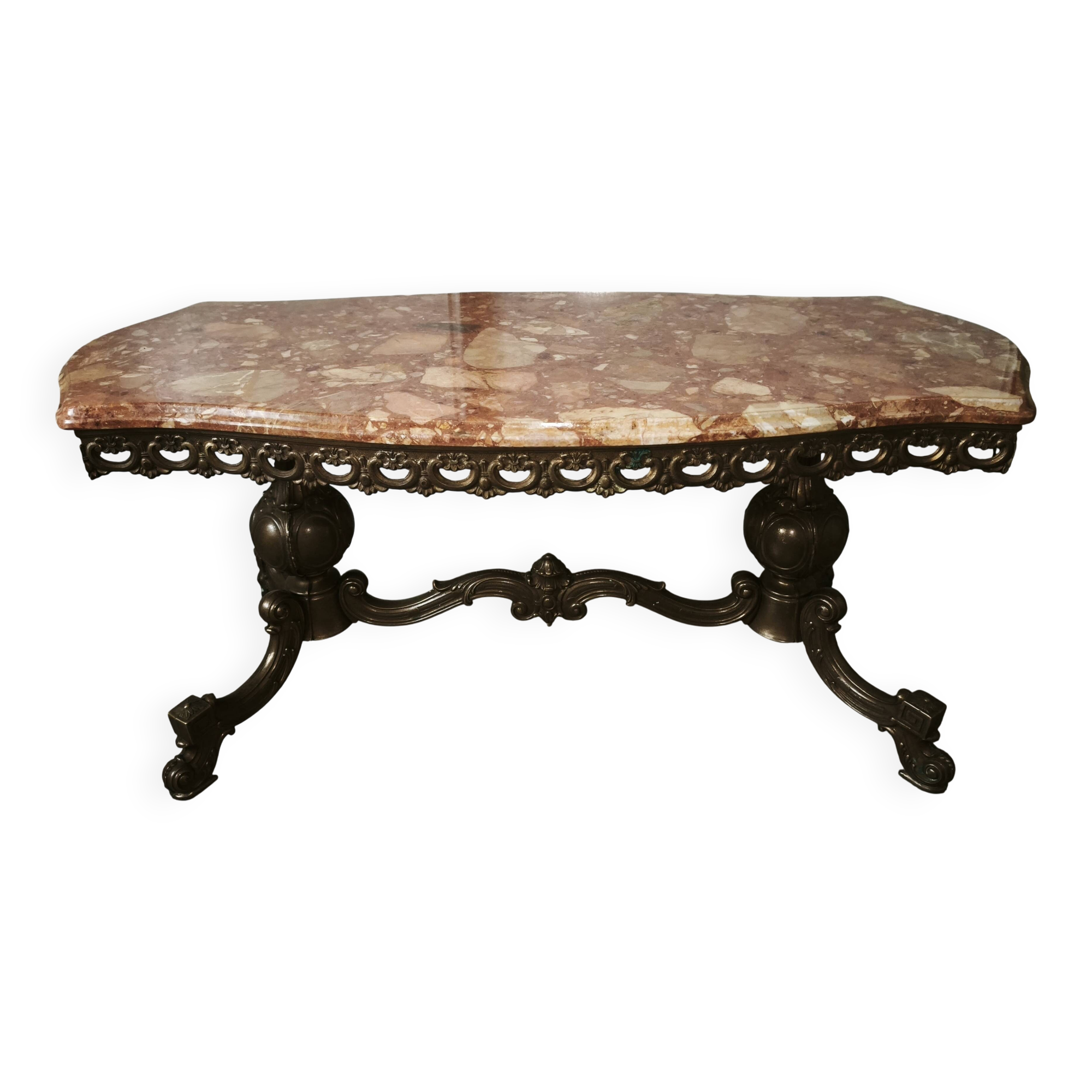 Mid-20th century neoclassical Hollywood Regency coffee table