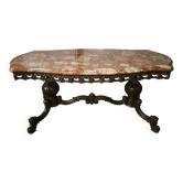 Mid-20th century neoclassical Hollywood Regency coffee table