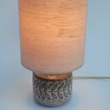 Small ceramic table lamp Vallauris signed YC Yves Clément