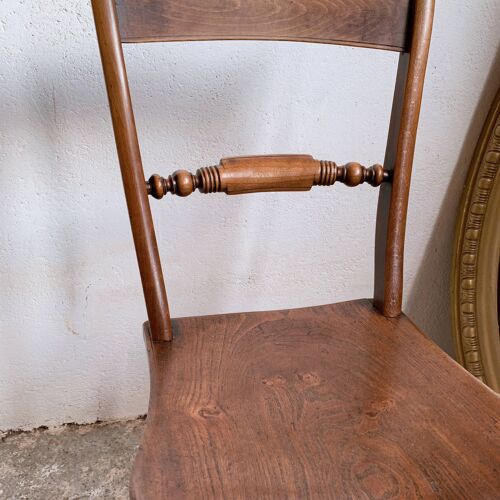 Chaise primitive antique anglaise XIXe