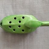 Vintage ceramic in the shape of a duck flowers