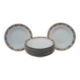 10 Art Deco deep plates MLV France