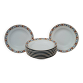 10 assiettes creuses Art Déco MLV France