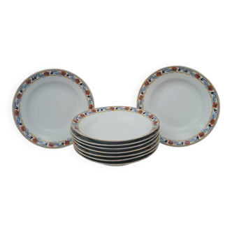 10 Art Deco deep plates MLV France