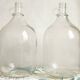 Set de 2 dames-Jeannes en verre moulé