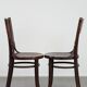 Set of four vintage wooden Cosmos bistro design chairs