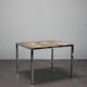 Table basse en résine et pierre chromée du milieu du siècle, années 1970, Allemagne