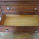 Art Deco chest of drawers - 1950s - mustache-style legs - vintage