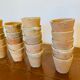 Lot of 30 terracotta pots circa 1930 graineterie